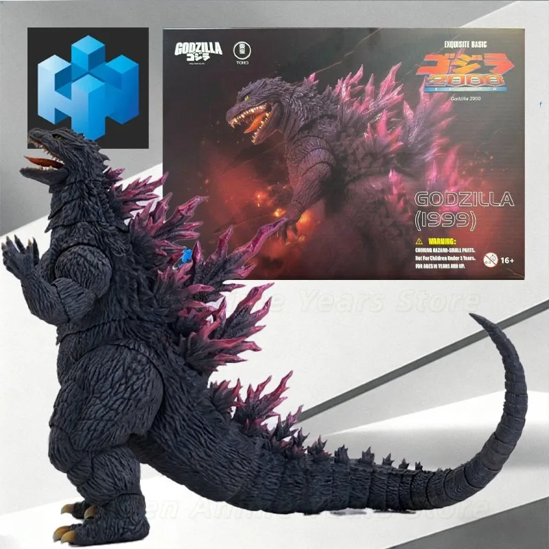 Figura de Acción Godzilla 2000 Millennium, Modelo Coleccionable de Monstruo Clásico, Articulaciones Móviles con Manos Adicionales, Juguete de Regalo para Fans