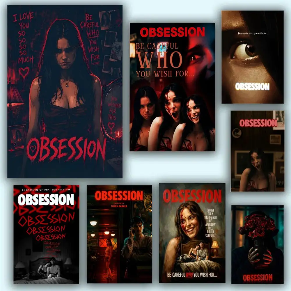 O-Obsession Movie Poster Stickers HD Painting Self-Adhesive Art for Bedroom Living Room Home Decor Modern Wall Decals Gift