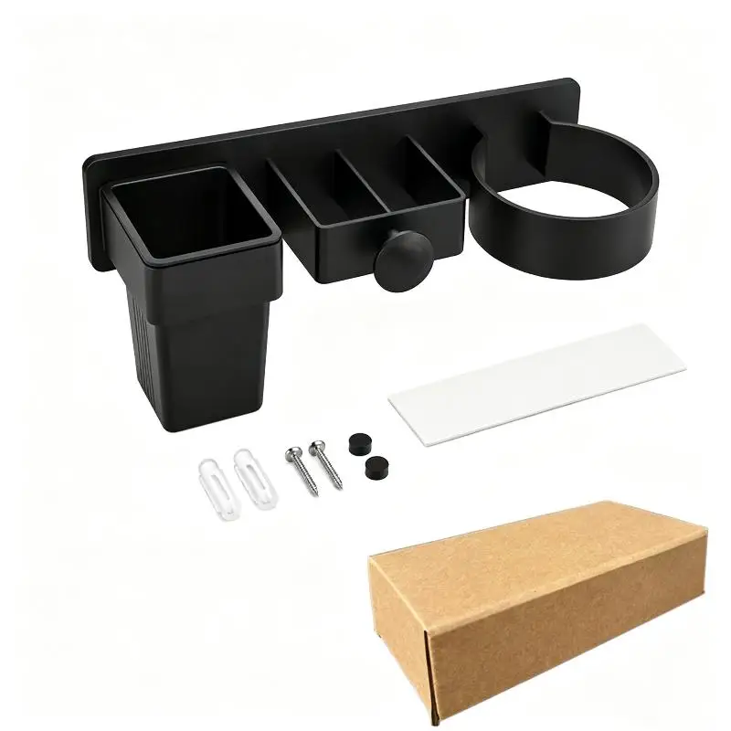 NEW Hair Dryer Holder Wall Mount Hair Straightener Curling Plastic Storage Rack Multifunctional Tools Organizer Bathroom