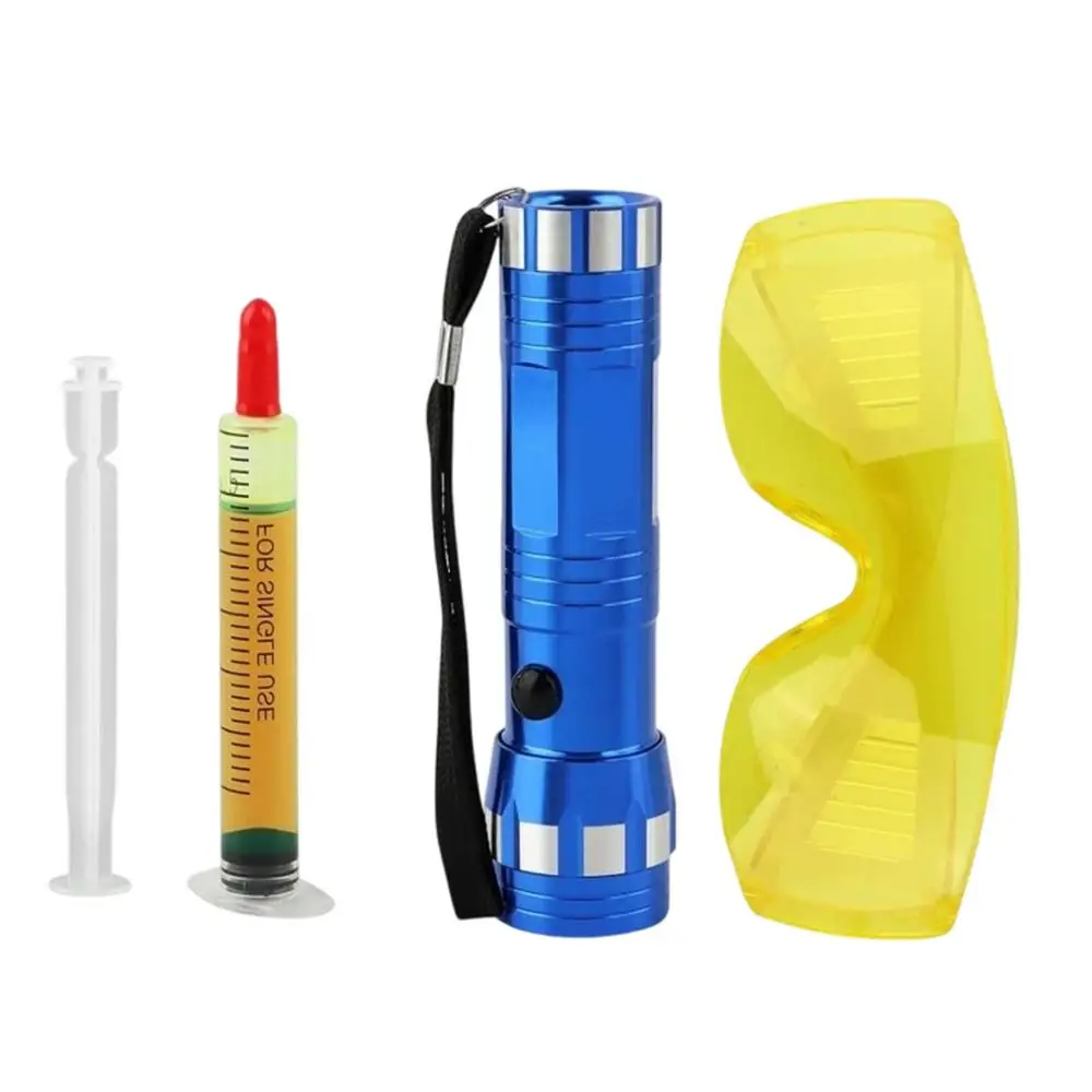Lampe de détection de fuites UV, lampe torche précise et protectrice, kit de détection de fuites d'h