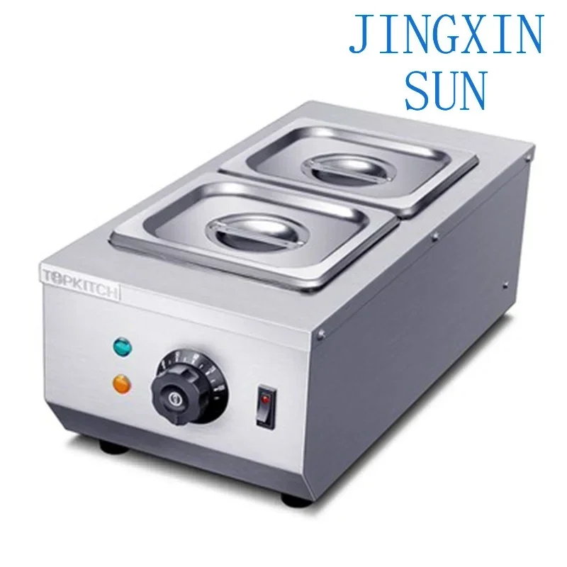 Commercial Chocolate Melting Stove Processor Double Cylinder Chocolate Heating Pot Chocolate Melting Oven Machine