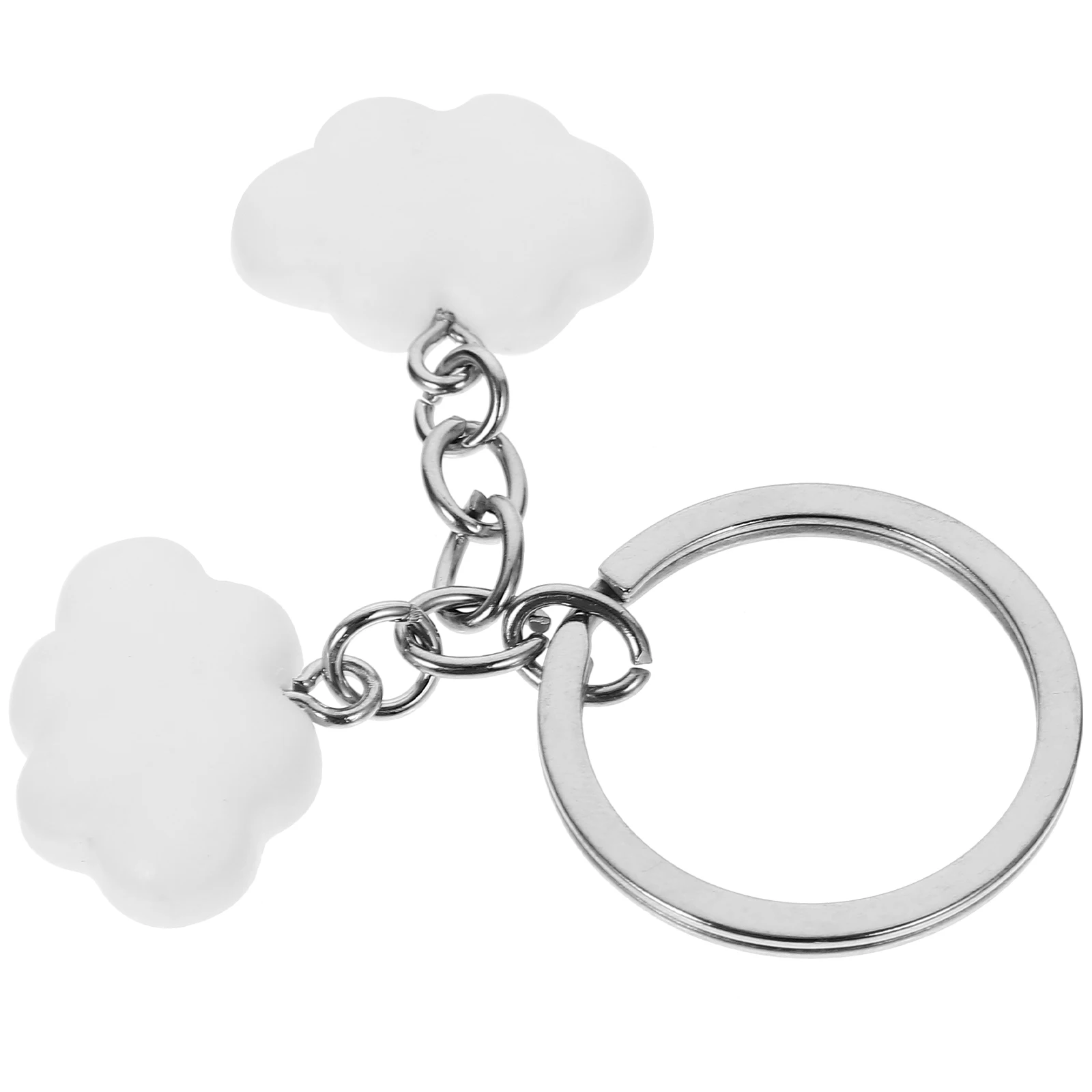 

Keychain Cartoon Alloy Decoration for Bag Purse Backpack Keys Lightweight Portable Aesthetic Gift Novelty Cloud Shape