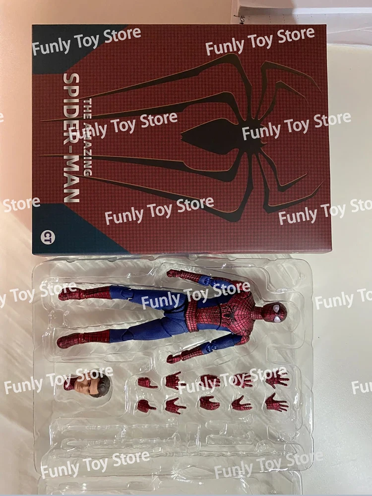 متوفر في المخزون Ct Toys سبايدرمان الشكل الرجل العنكبوت المذهل أندرو غارفيلد أنيمي عمل الشكل تمثال نموذج تمثال الهدايا اللعب