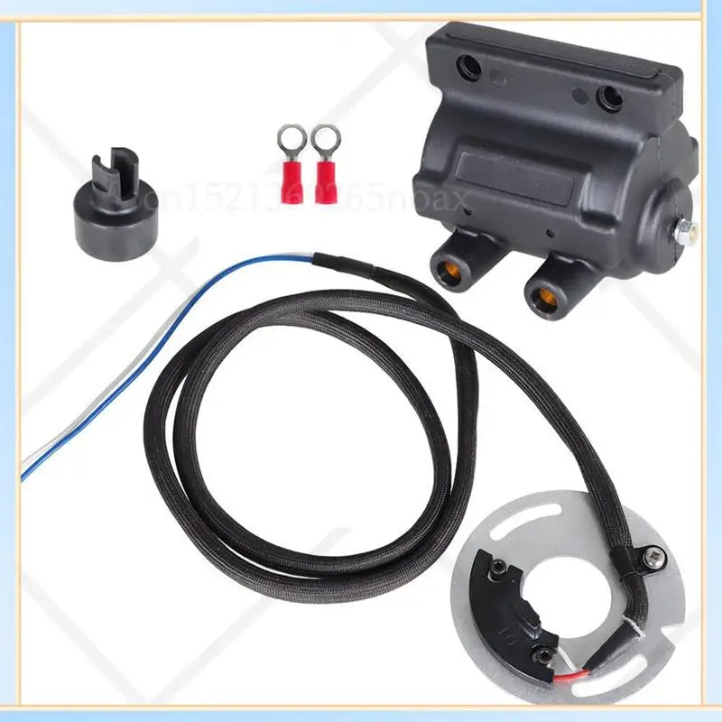 -SPOR Ignition Coil With Coil Ignition Coil Dsk6-1 With DC7-1 Coil Set For Big Twin 1970-1999