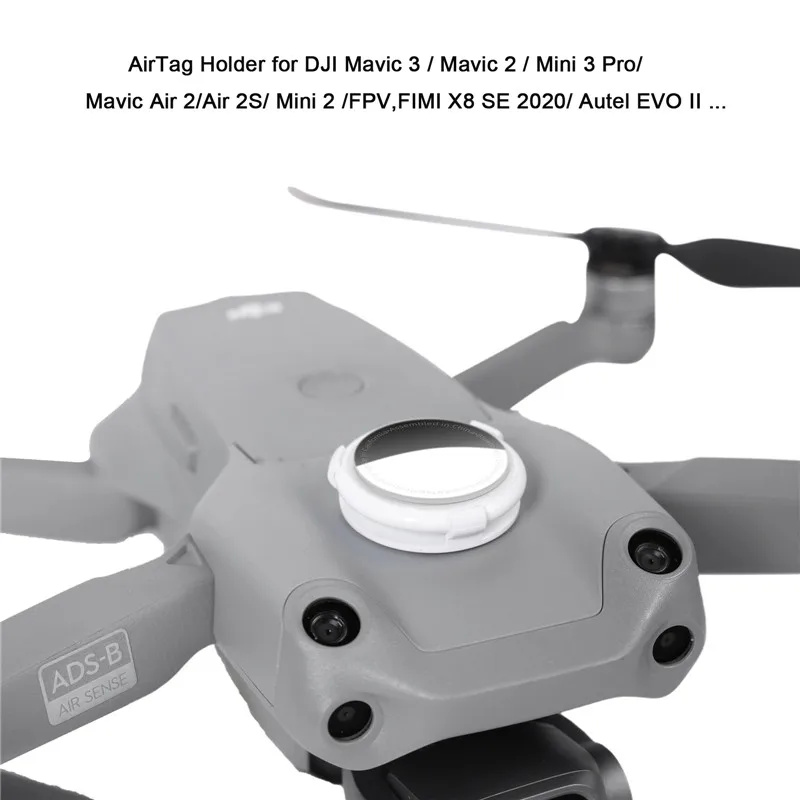 Secure Holder for Apple Airtag Tracker Locator Device for DJI Mini 3 Pro /Mavic 3/2/Air 2/Air 2S/Mini 2 Anti-lost Accessories