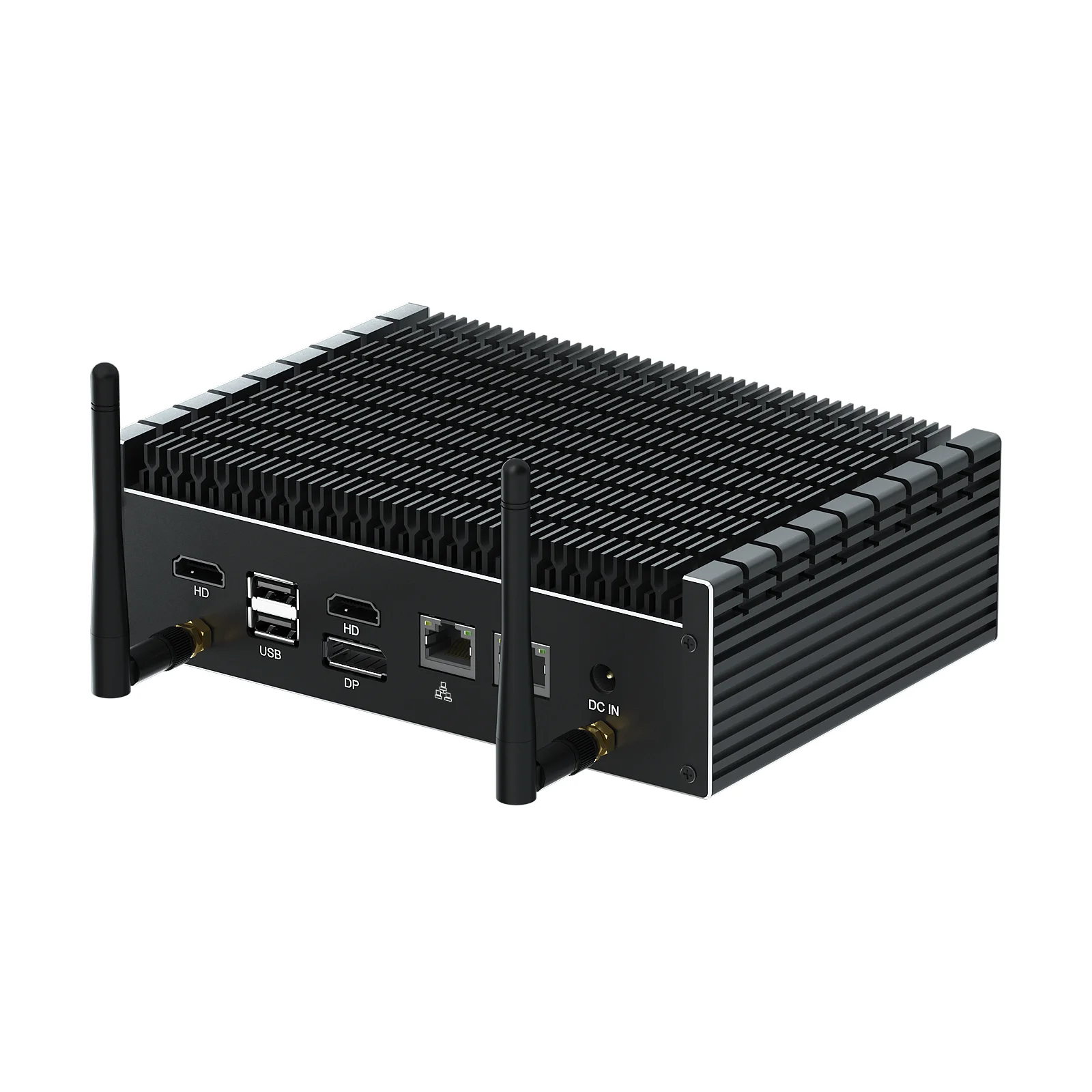 Industrial Fanless MINI PC 12th 1255U 16GB RAM 256GB ROM M.2 SSD Soft Router Firewall Appliance12th 1235U mini pc