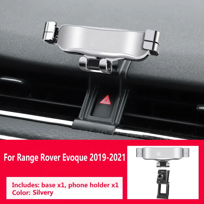 Car Phone Holder For Land Rover Range Rover Evoque 2014-2021 Gravity Navigation Special Bracket Rotatable Support Accessories