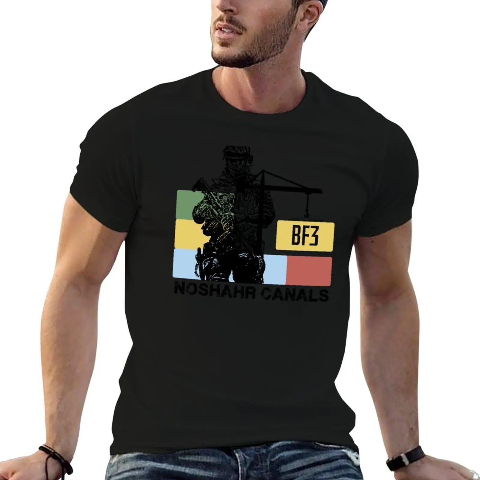 

BF3 Battlefield 3 Noshahr Canals T-Shirt man t shirts graphic mens graphic t shirts T-Shirt