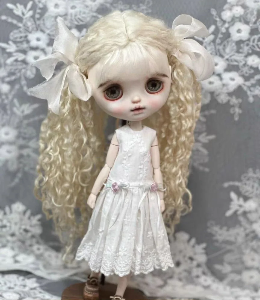 1PCS Fashion style clothes blythe doll outfit lace one-piece dress 1/6 30cm(Fit for Pullip,Ob22/24/26, Licca)