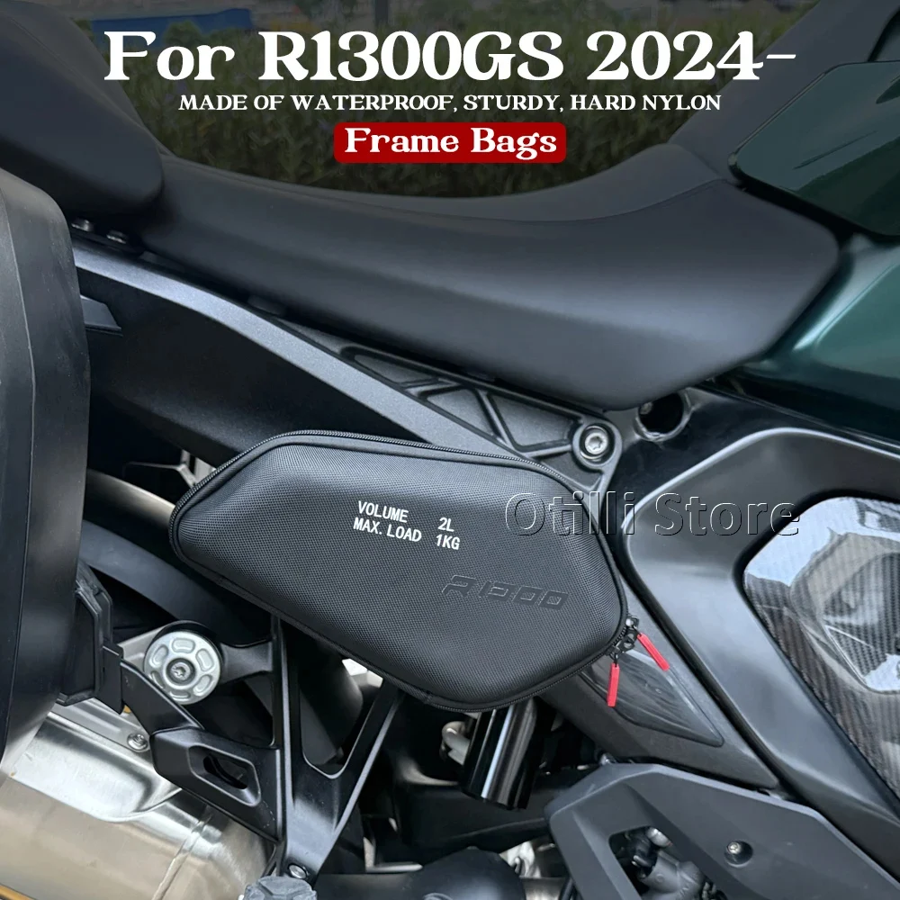 2L Motorcycle Side Frame Bag Storage Package Bags Waterproof Bag FOR BMW R 1300 GS GS1300 R1300 GS R1300GS 2023 2024 2025
