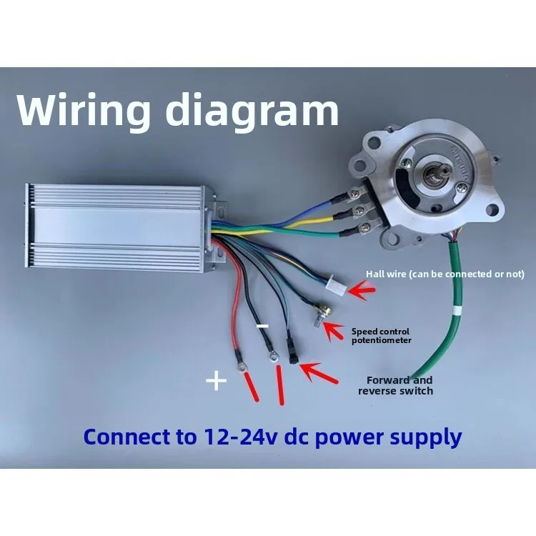 800W 40A  210*85*45mm DC12V-24V Brushless motor controller DC regulator speed three-phase for high power brushless motor driver