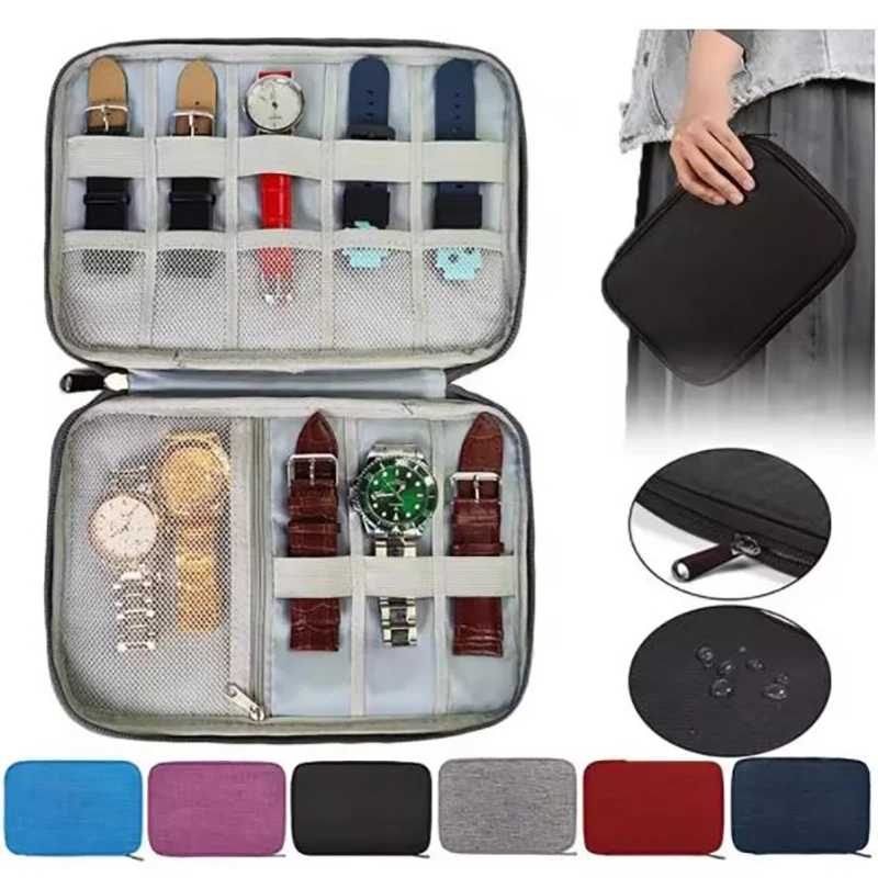 

Watch Storage Box Multifunctional Portable Travel Storage Suitable For Strap Storage Bag Strap Bracket Box Small Bag