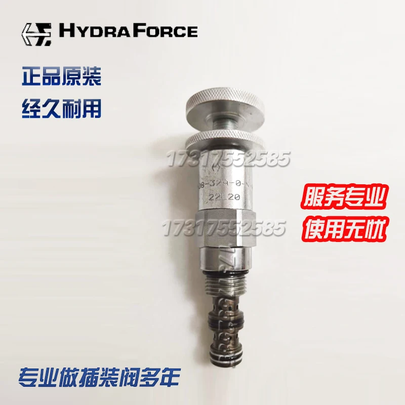 Imported HYDRAFORCE pressure relief valve PR08-32B-0-N- 3/6/12/22-