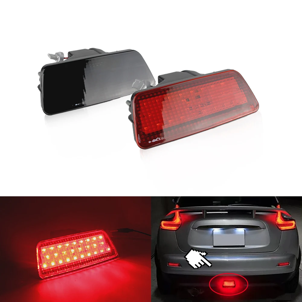 

1PC Red Smoke Lens Third High Mount Brake Light LED Rear Stop Signal Tail Lamp Car Assembly for Nissan X-trail Juke/Rogue/Murano