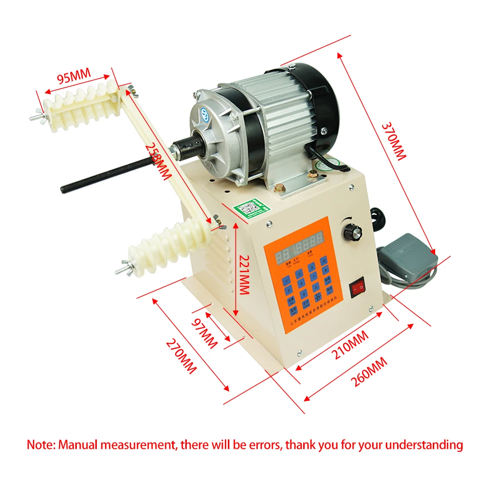 LY810 Computer Automatic Coil Winder for 0.03-1.2mm wire LY820 Winding Machine for 0.2-3.0mm 800W Wire Repairing Winding Tool