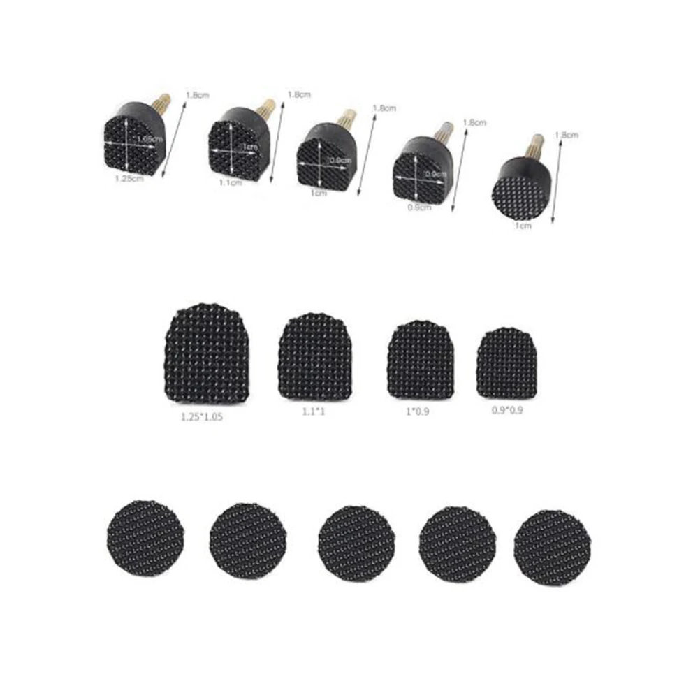 

Stud Set Heel Caps for Shoes Women Repair High Replacement Tips Kit Protectors Heels