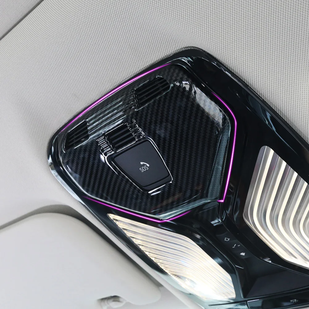 For BMW 5 7 Series G30 G11 G12 6 Series GT X3 G01 X4 G02 2017-2022 Car Accessories Roof Front Reading Lamp Frame Trim Cover