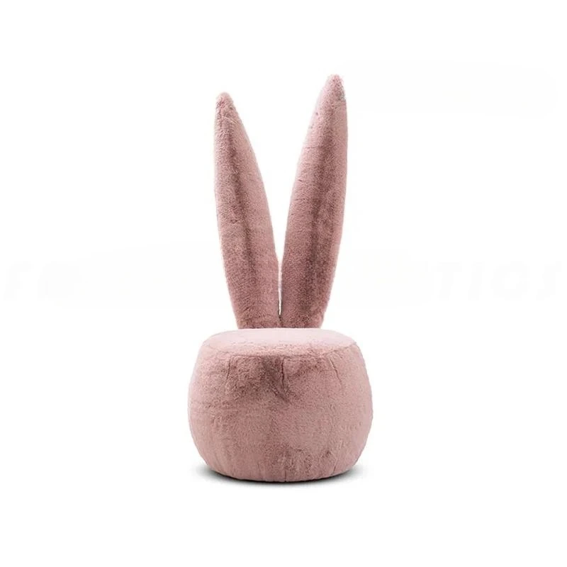 Rabbit ears living room modern simple light luxury small apartment lazy balcony single chair stool