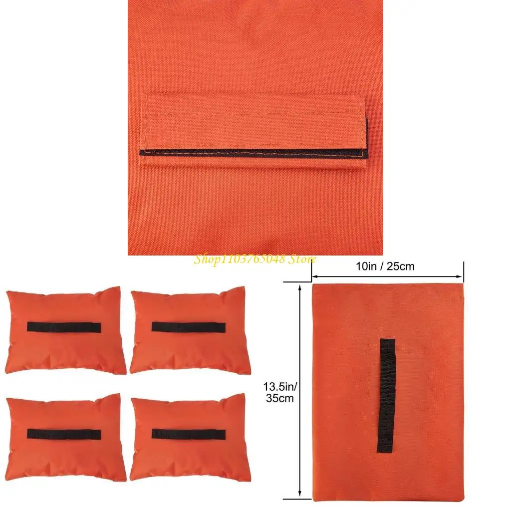 

R53E Sports Net Sand Bags Watertight Set of 4 Weighted Anchors For Soccer Net and Golf Football Practical Goals Net Hockey