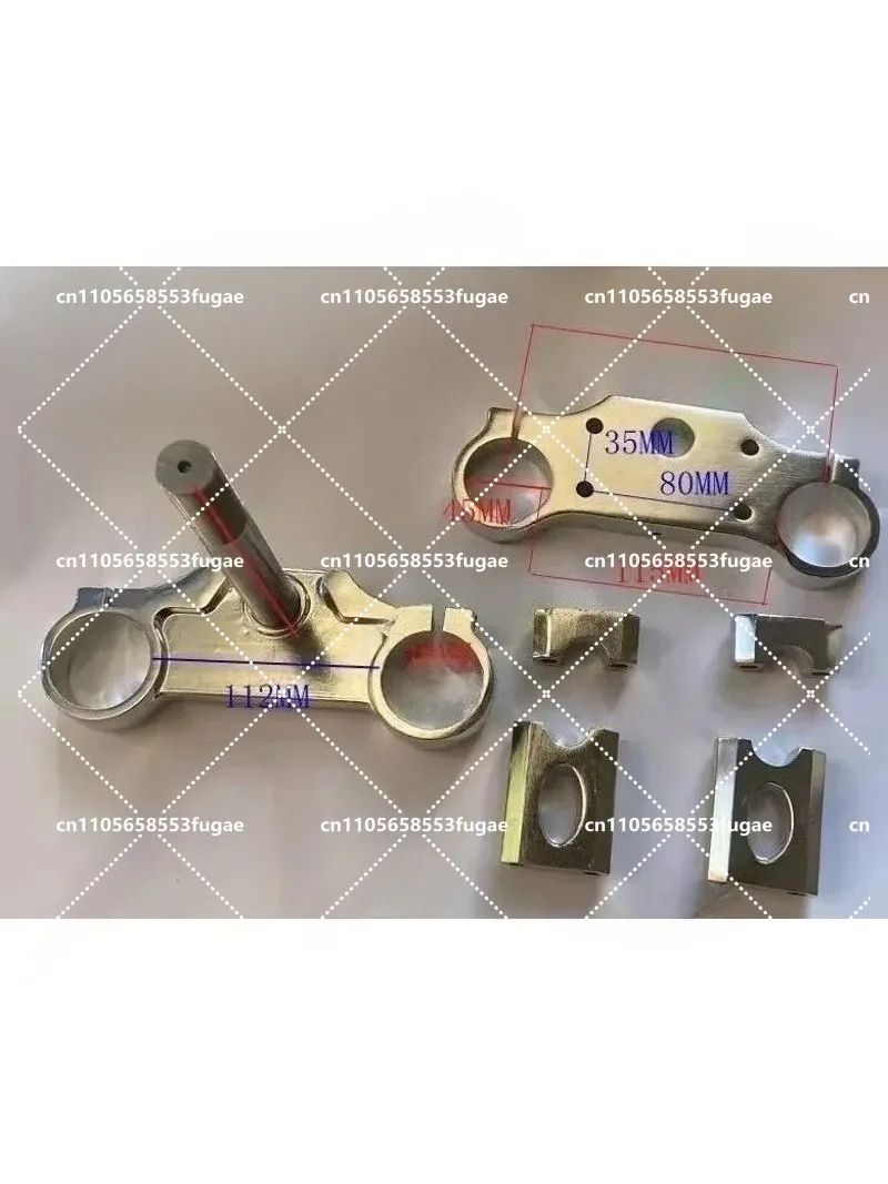 Motocross Module Kit, 710mm Inverted Front Shock Absorber + Guide Compact with Front Brakes view 3
