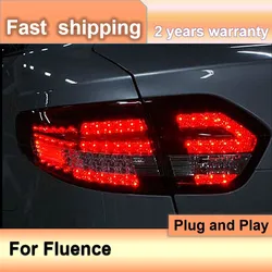 Car Accessories for Renault Fluence LED Tail Light 2010 2011 2012-2014 Fluence LED Tail Lamp Fluence Rear Fog Brake Turn Signal