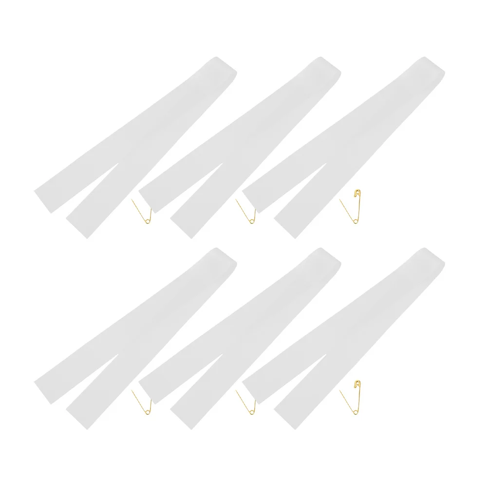 

6 Pcs Printing Ceremonial Shoulder Straps Bride Waist Belt for Women Cloth Party Supply