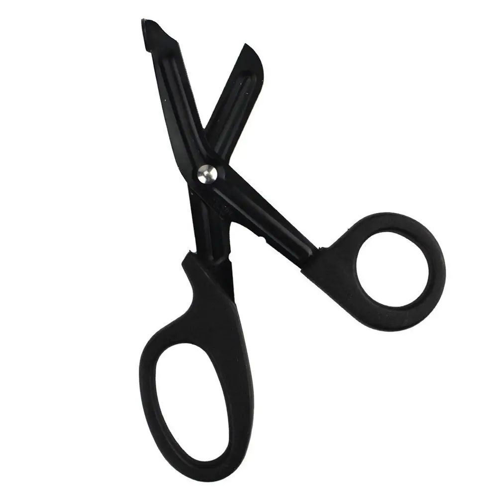 Camping Stainless Steel EDC Tool Military Scissors Multi Pocket Survival Tool NIB Screw Driver First Aid Bandage Shear Camp Kit