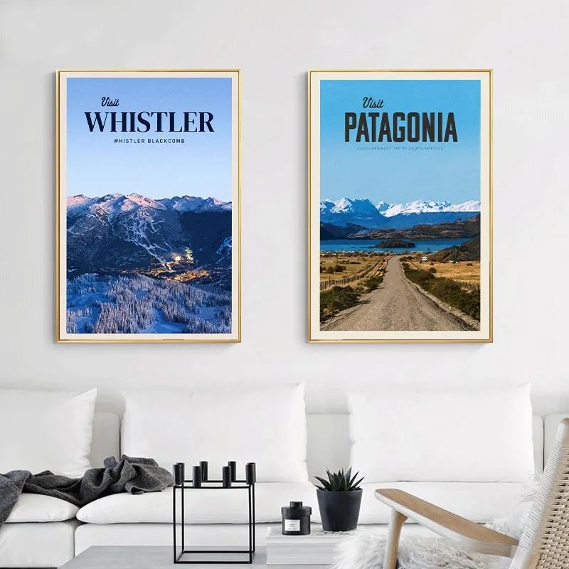 قماش طباعة جدار الفن صورة لغرفة المعيشة ، ديكور المنزل ، مدن السفر العالمية ، فينيكس ، الفلبين ، النرويج ، العالم المشارك يطبع #4