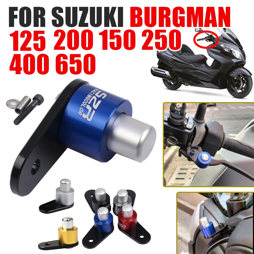 For SUZUKI Burgman 400 200 150 250 125 650 AN200 AN400 AN150 AN250 Motorcycle Accessories Ramp Slope Parking Brake Switch Lock