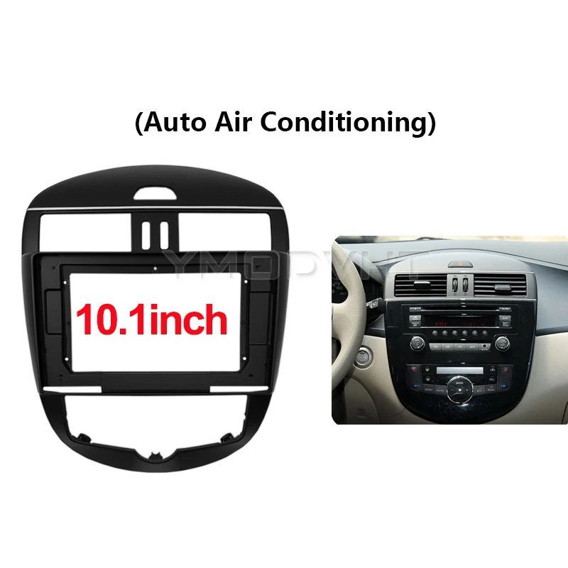 9inch 10.1inch Car Radio Fascia for Nissan Tiida 20112012 2013 2014 2015 DVD Stereo frame Panel Mounting Dash Installation Bezel