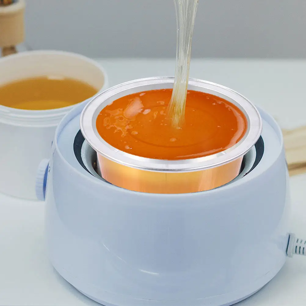 

25 шт. алюминиевых контейнеров для воска, прочные чаши для плавления воска, аксессуары для воскоплавов, для домашнего и салонного использования