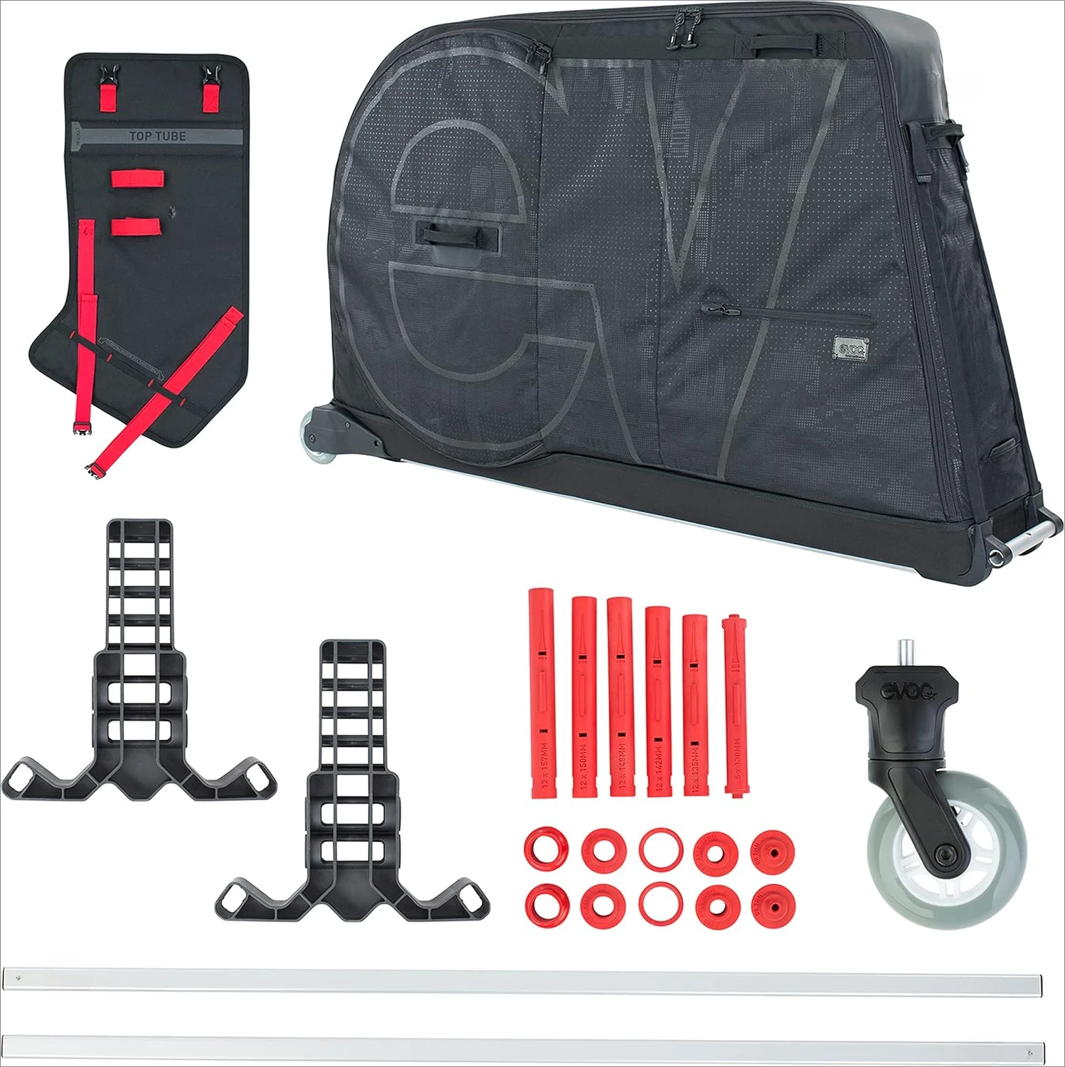 Bike Bag PRO Lightweight Bike Transport Bag (incl. Clip-ON Wheel 2.0, DISC Protection, Fork Mount stabilisation, Bike Stand