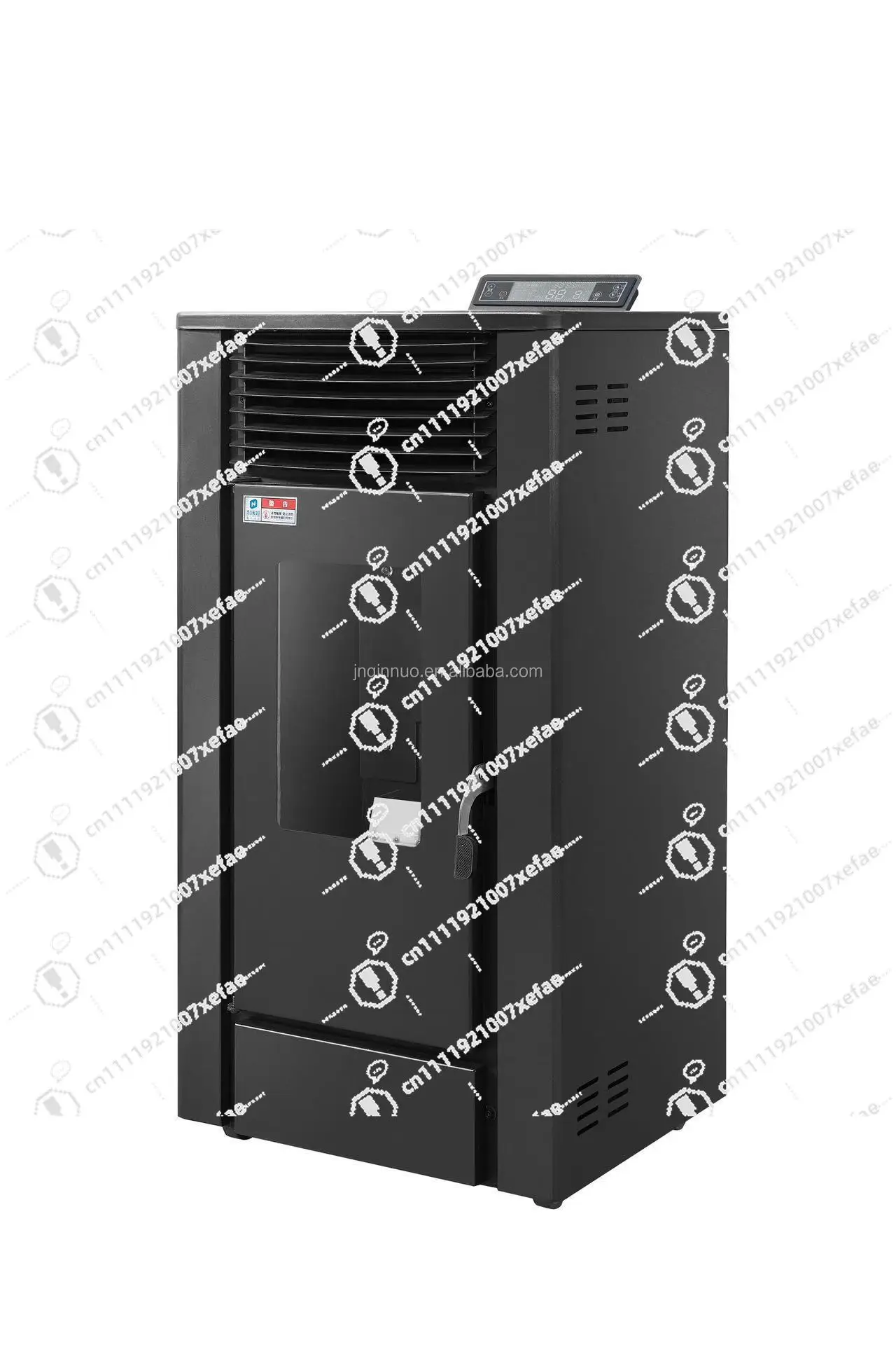 Modern freestanding cast iron durable stove, smokeless pellet stove for biomass pellet heating
