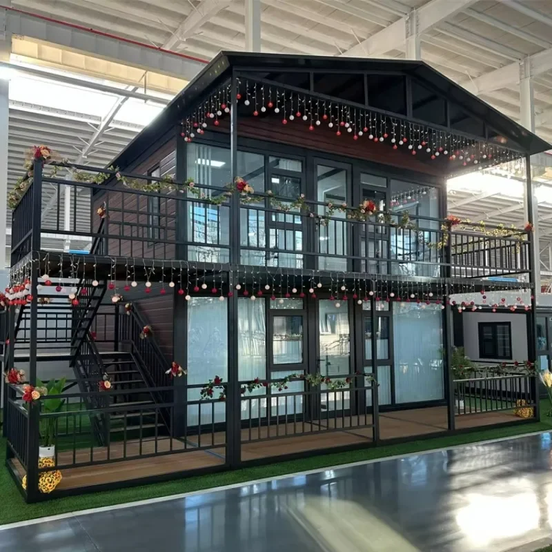 Ready to Ship Prefabricated 20Ft 40Ft Expandable Prefabricated Container House for Sale Shipping Prefab Tiny Home 3 4 5 Bedroom