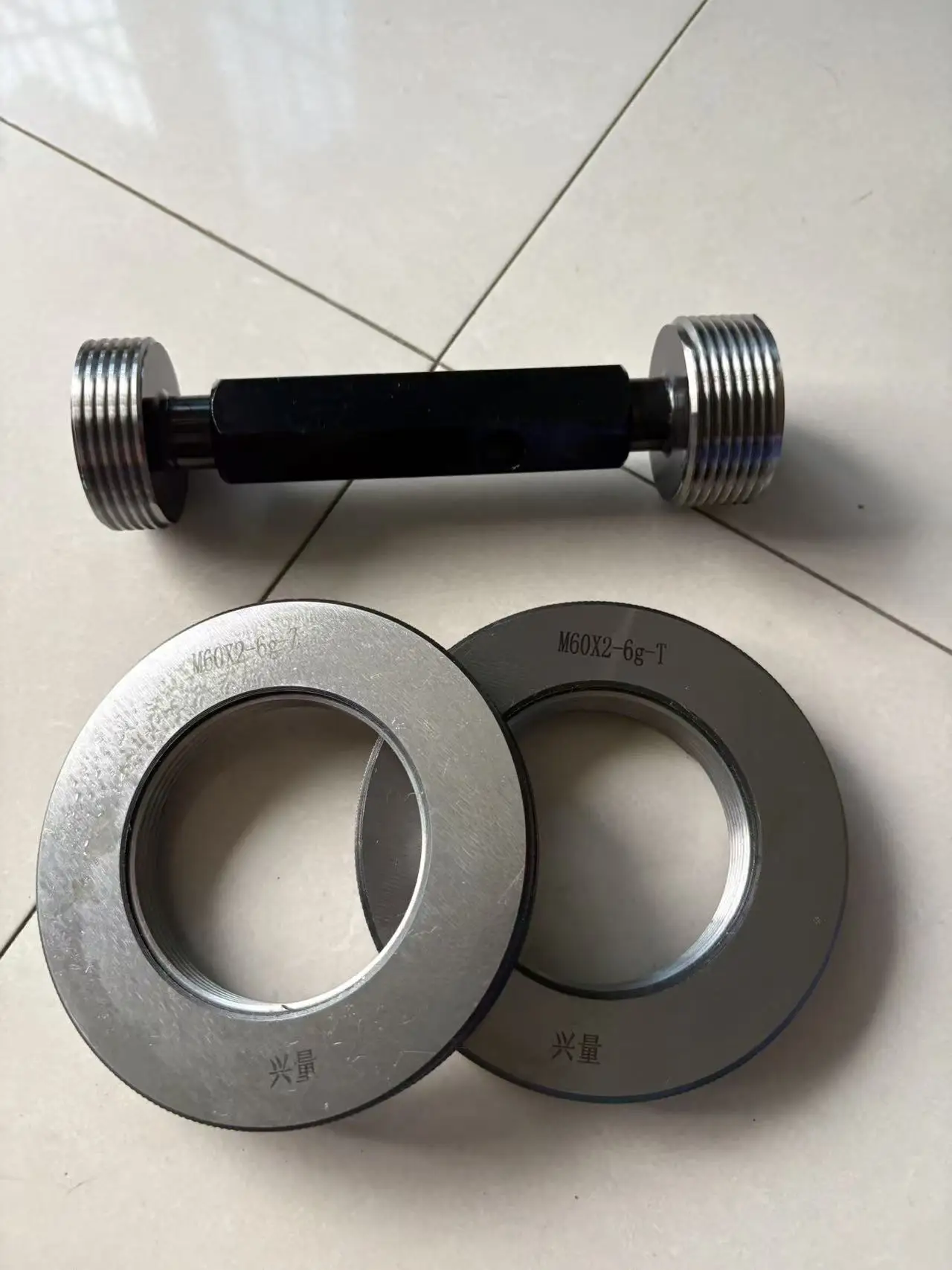 

M15-M18 Thread Ring Gauge, Plug Gauge 6g/6h Go And Nogo M15 M16 M17 M18 X2.5 X2 X1.5 X1.25 X1 X0.75 X0.5