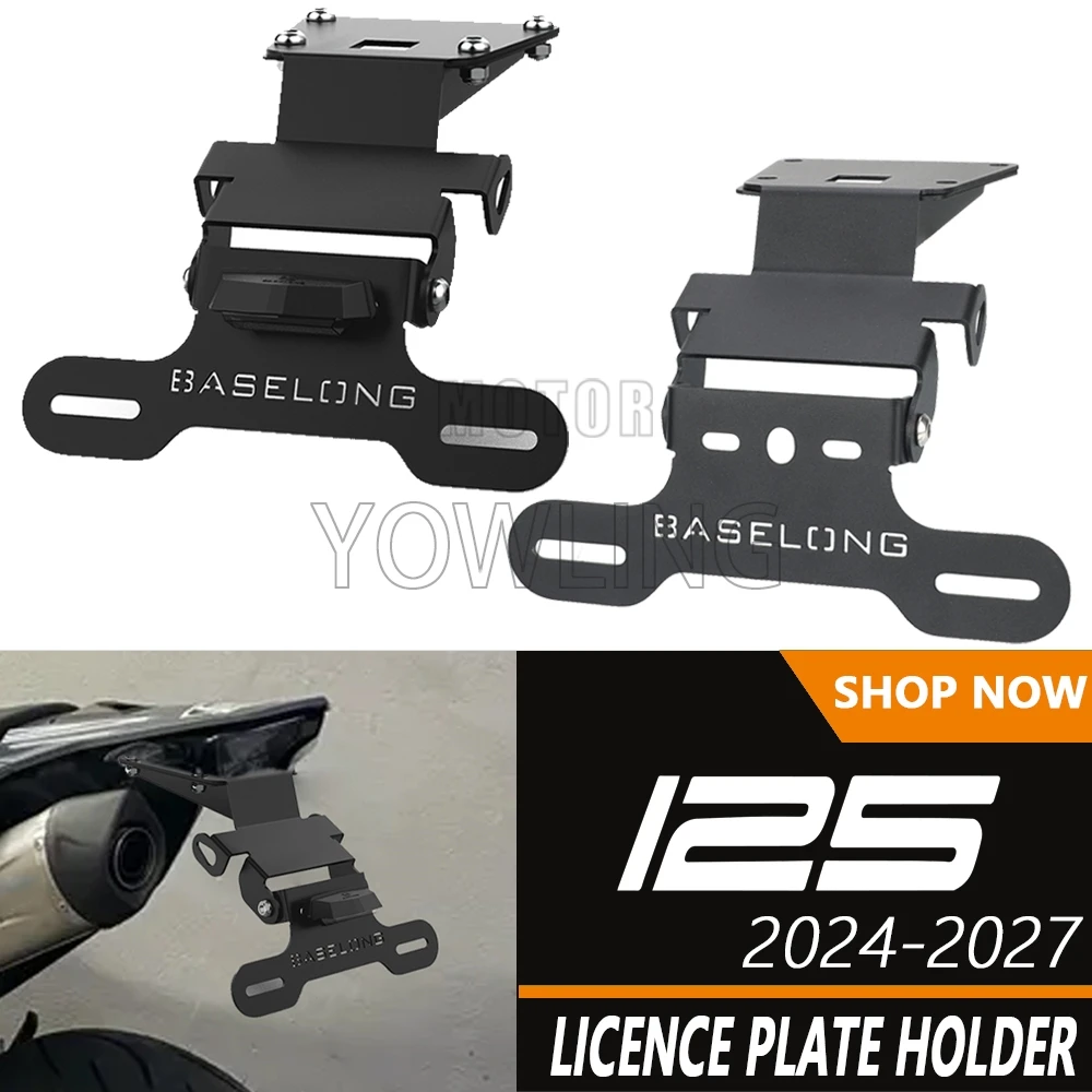 

For DUKE390 DUKE 125/250/ 390 Duke 2024 2025 2026 2027 License Plate Bracket Tail Tidy Fender Eliminator Number Holder Support