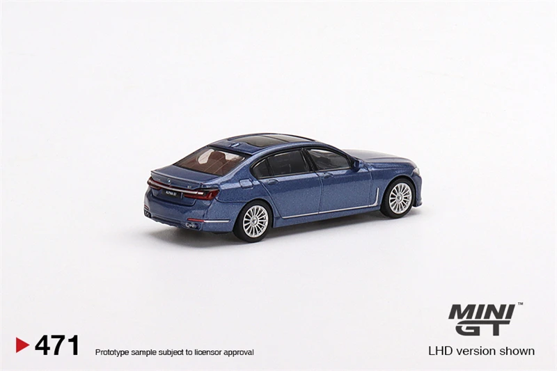 MINI GT 1:64 Alpina B7 xDrive Alpina Blue Metallic Diecast Model Car