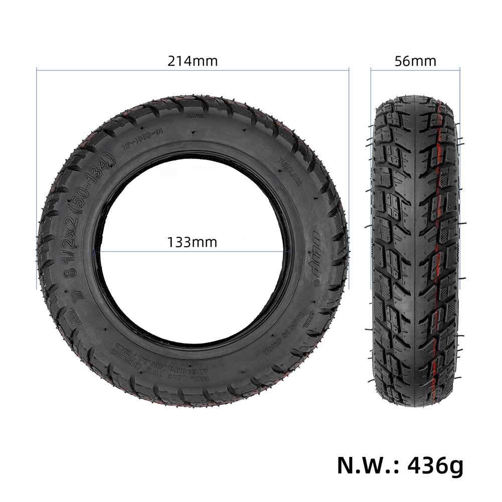 8.5 Inch Tubeless Off-Road Tyre Widened & Thickened Vacuum Tire For VSETT 9&9+/ZERO 9 Scooters Cycling Accessories 2023 Hot