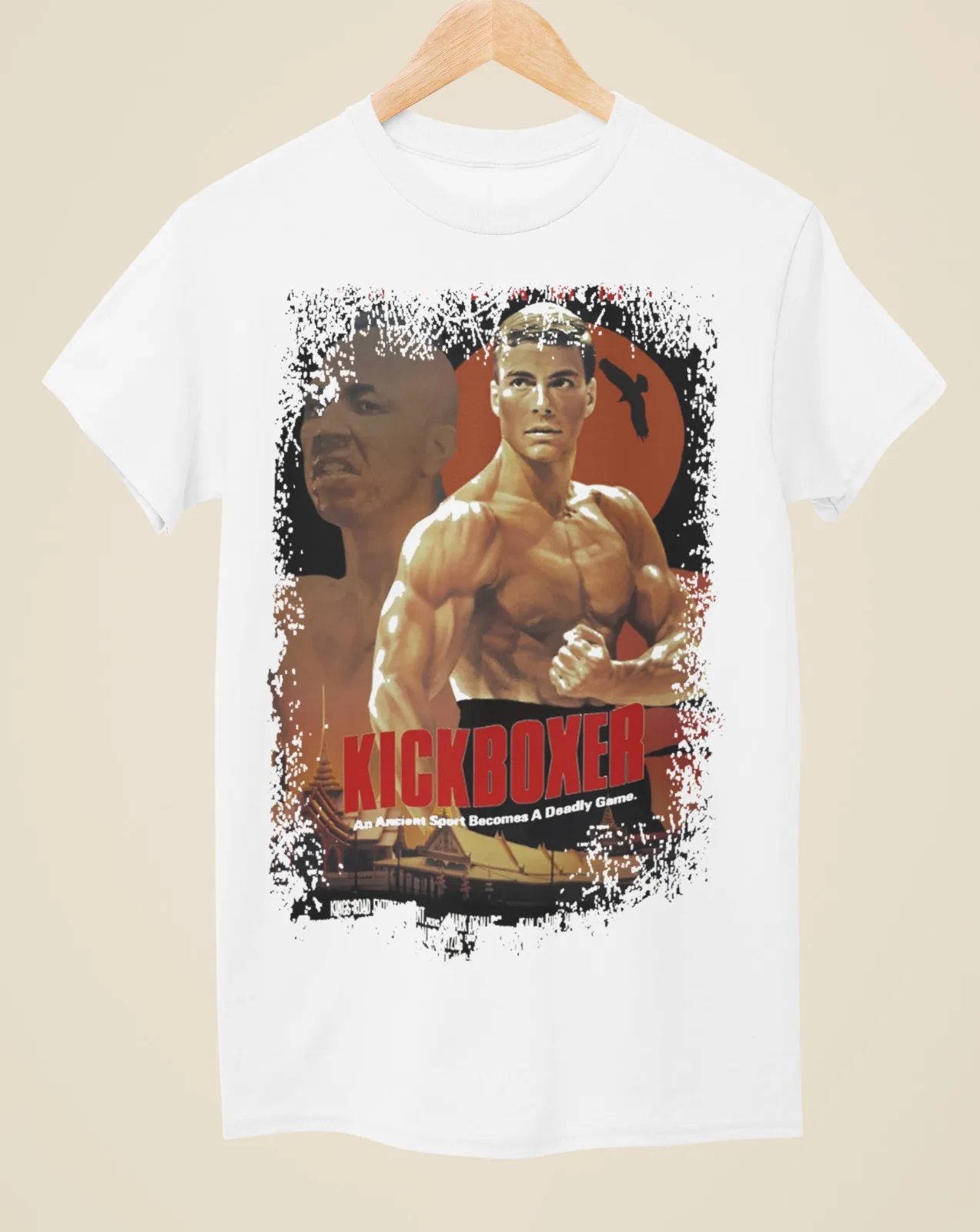 

Kickboxer - Movie Poster Inspired Unisex White T-Shirt