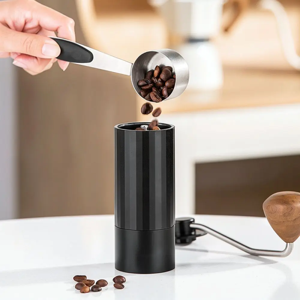 Premium Manual Coffee Grinder CNC Stainless Steel Burr Hand Mill Portable Bean Crusher For Espresso Pour Over Coffee