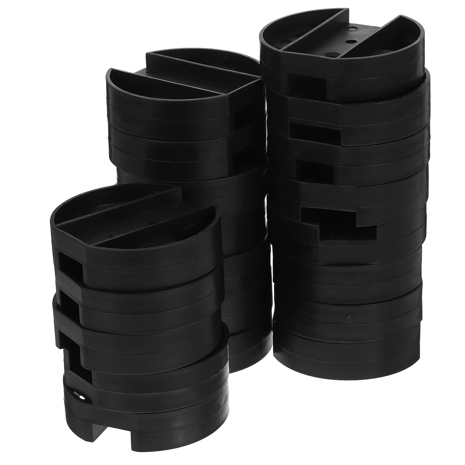 

20 Pcs Computer Computer For Desktop Tower Tower Stand Rolling Desk Accessories CPU Holder under Table Floor Stand for PC