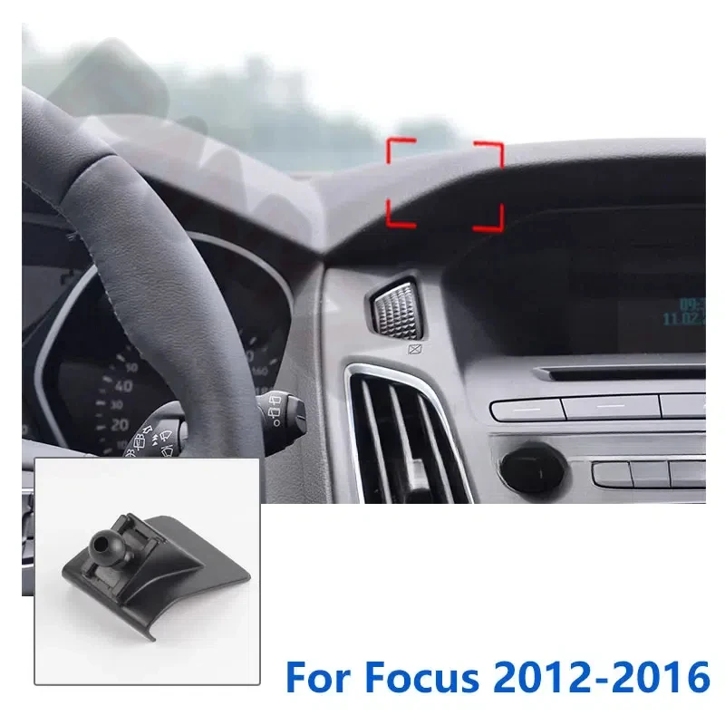 17mm Special Mounts For Ford Focus Car Phone Holder GPS Supporting Fixed Bracket Air Outlet Base Accessories 2005-2021