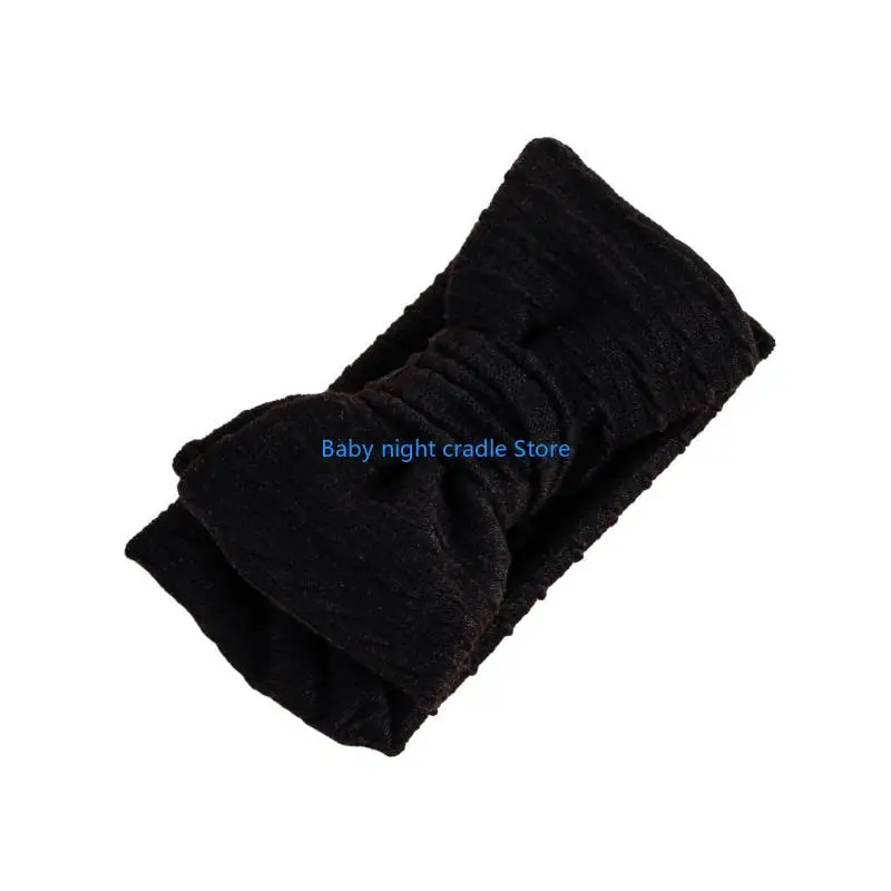 

J2FF Hair Bands Elastic Knitted Headwear for Baby Girl Newborn Headbands Head Wraps