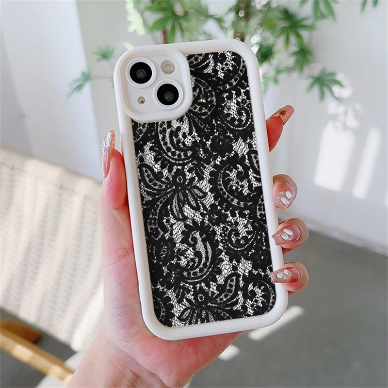 حافظة هاتف من السيليكون لهاتف Oneplus 15 13 13T 12 12R 11 11R 10R 8T OnePlus NORD CE 5 2 3 4 LITE 5G NORD 5 غطاء نمط دانتيل مثير #4