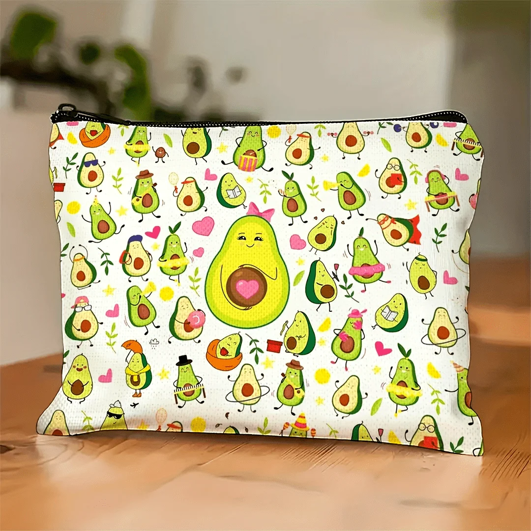 

Funny Cosmetic Baglovely Avocado Cosmetic Bag Cosmetic Bag Lady Girl Sister Friend Colleague Graduation Birthday Friendship Gift