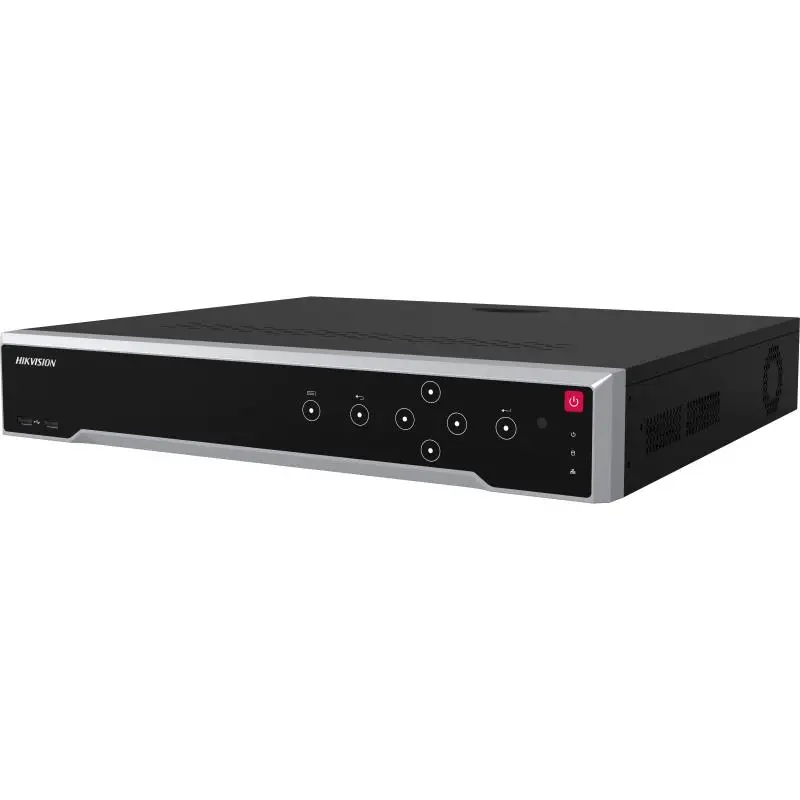 Hikvision 32 Channel 8K Non-PoE NVR Dual 4K HDMI 4 SATA H.265+ VCA POS Overlay 320Mbps IP Camera Security Recorder Plug & Play