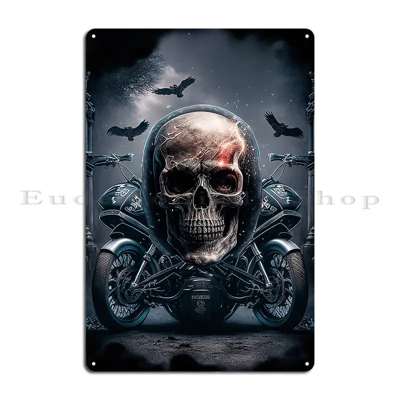 Stroll In The Graveyard Metal Sign Wall Decor Wall Decor Cave Personalized Mural Tin Sign Poster