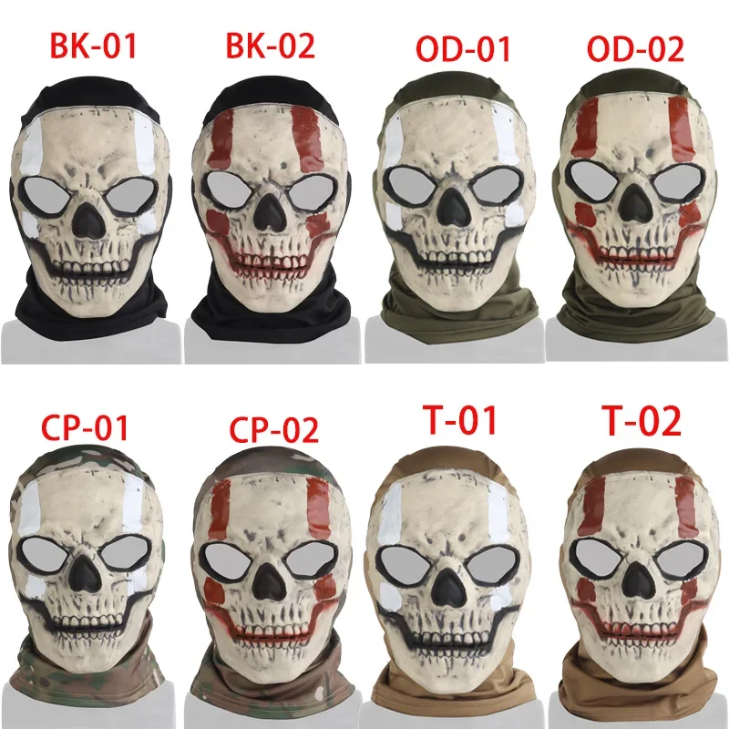 Halloween Ghost Mask Mask Scary Full Face Skull Mask Halloween Costume for Men Women