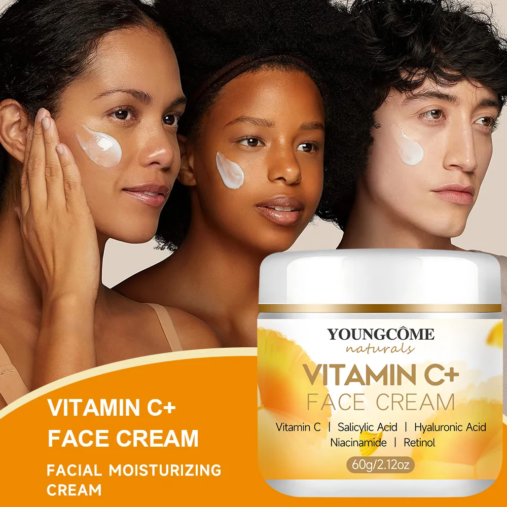 YOUNGCOMEN Vitamin C Face cream Retinol Moisturizing Firming Hyaluronic Lightening Repairing Smooth Skincare Whitening Creams