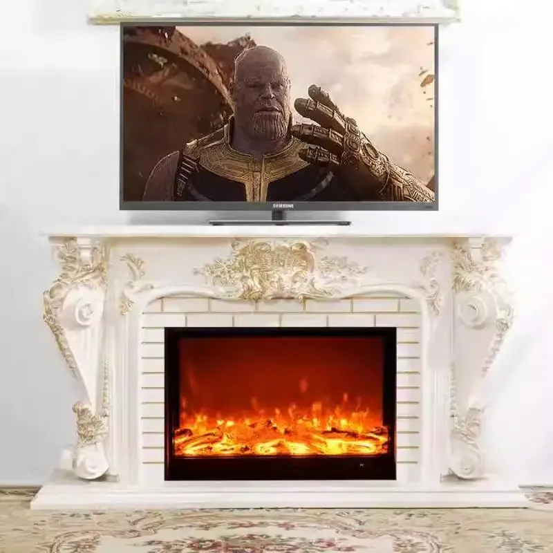 #Light Background Tv Cabinet Corner Decoration Modern Luxury Tv Cabinet Living Room Fireplace Fernseherschrank Furniture For Hom